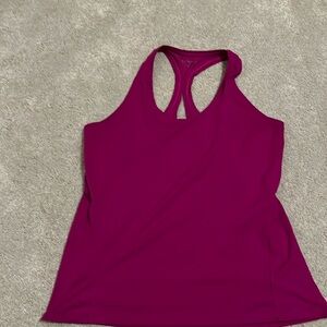 Athleta Racer Back Tank Top with Cutout in Back